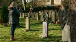 catherine at cemetery