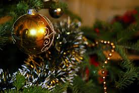 christmas tree and ornament